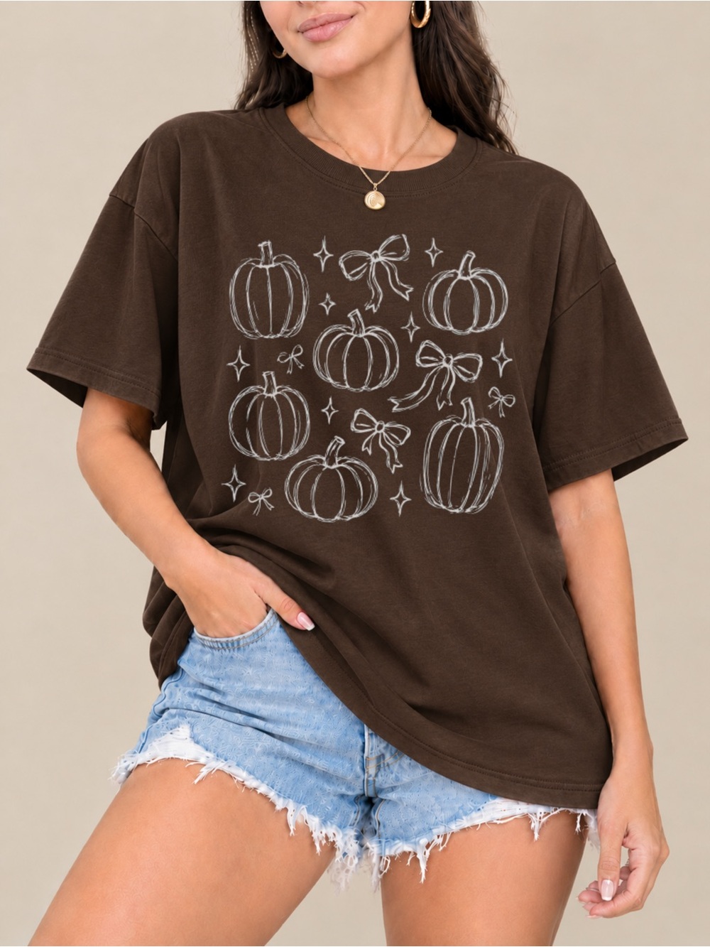 Fall Pumpkin Unisex T-shirt Autumn Trendy Tee